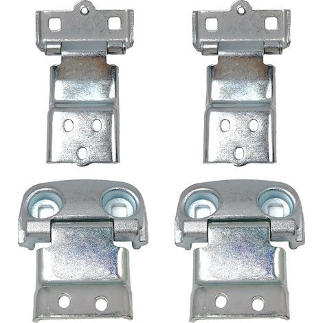1388883080 Lot de 4 charnières de porte arrière supérieure gauche droite Accessoires de charnière 180° 1388883080 Compatible avec Ducato 250 Jumper Peugeot 0t Boxer Charnière de porte remplace (1/5)