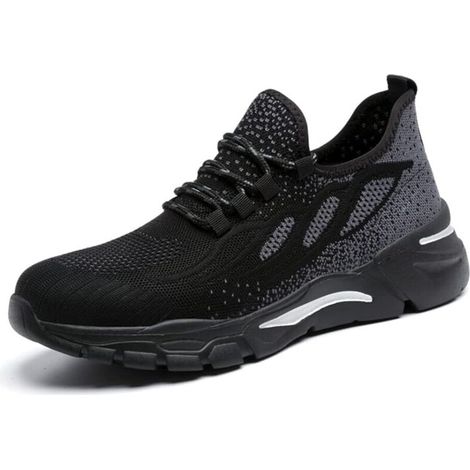 Chaussures de Sécurité Hommes Femmes Baskets en Coussin d'air Chaussures de Travail Légères Et Respirantes Chaussure de Sécurité de Sécurité Chaussures de Protection 41EU