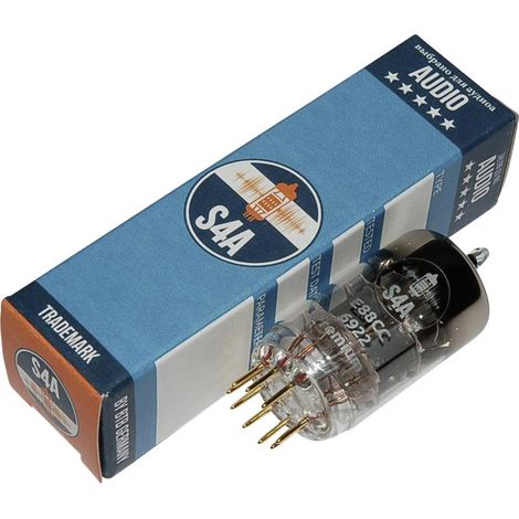 BTB Vertrieb E88CC S4A Premium Valvola termoionica Selezionato per Audio & Studio Triodo doppio Numero Poli (num): 9 At