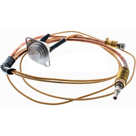 Thermocouple de chauffe-eau – Embout et veilleuse de chaudière – Largeur 100mm – Compatible Fagor FL100MEN – Recamania - 810005864