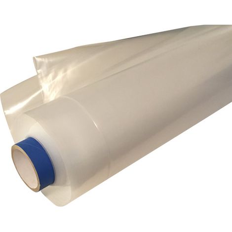 Moncoffrage – Film de protection désamiantage transparent 200 microns – Rouleau 120 m² – DART TEST supérieur à 300g pour zones confinées (1/2)