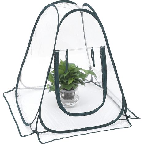 Abri de Jardin Transparent Mini Serre en PVC Imperméable pour Plantes et Fleurs (1/5)