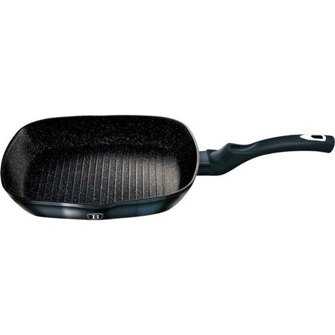 Patelnia granitowa grillowa 28 cm Berlinger Haus Aquamarin BH-1873 (1/5)