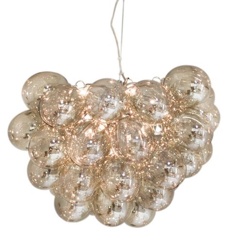 Suspension Gross By Rydens 8L verre ambré Ø50 chrome (1/3)