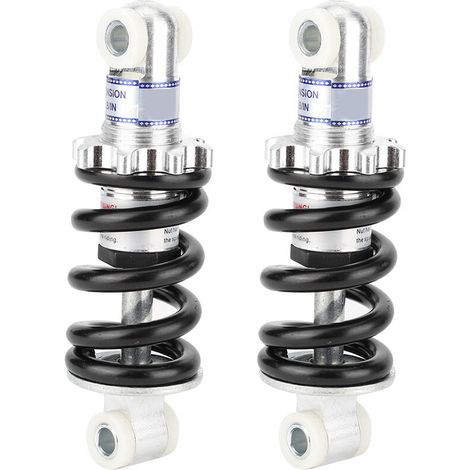 Amortiguador trasero de 125 mm y 750 lb para quad, kart y scooter de 49 cc -Crezuo