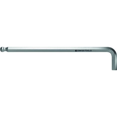 PB Swiss Tools Sechskant-Winkelschraubendreher, lang, verchromt, 14 mm (1/3)