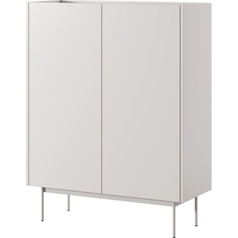 Cassettiera, corpo e frontale: Cashmere, TOP: Rovere Linea, 97 x 122 x 37 cm (1/5)