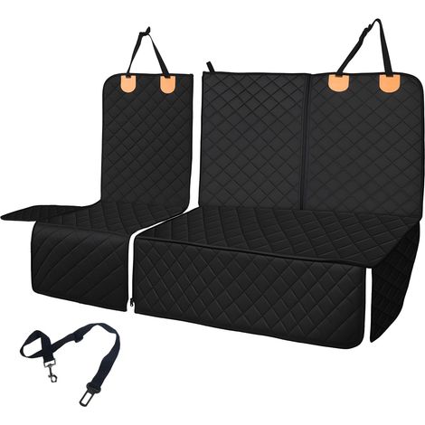 JF HOME BLISS Dog Car Back Seat Cover Anti-slip and Scratch-Resistant Non Stick Fur Rear Seat Protector for Auto Van SUV (1/5)