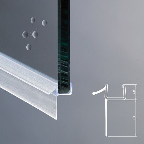 Guarnizione Box Doccia con Gocciolatoio Vetro 8mm EC-18-6091 (1/3)