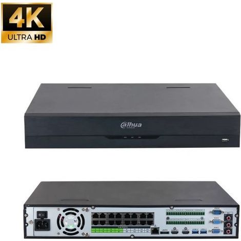 Dahua NVR 32 Canali WizSense Network Video Recorder - NVR5432-16P-EI (4K) S