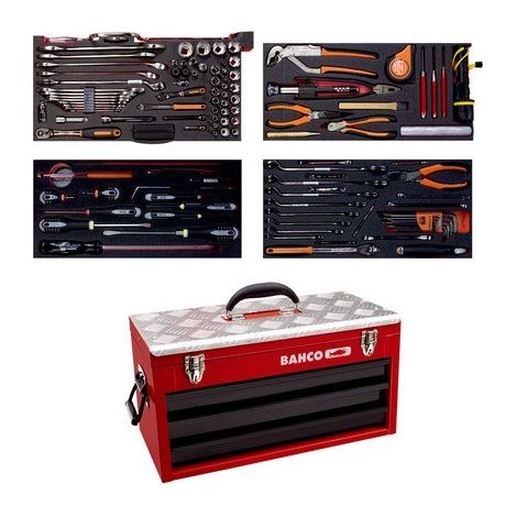 BAHCO - Kit d'outils aviation - 137 pcs/caisse métallique