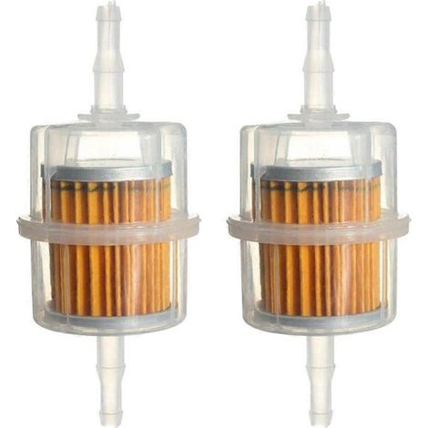 Inline-Kraftstofffilter für Motorrad/Auto, große Ausführung, universell, für 6- und 8-mm-Schläuche. (1/5)