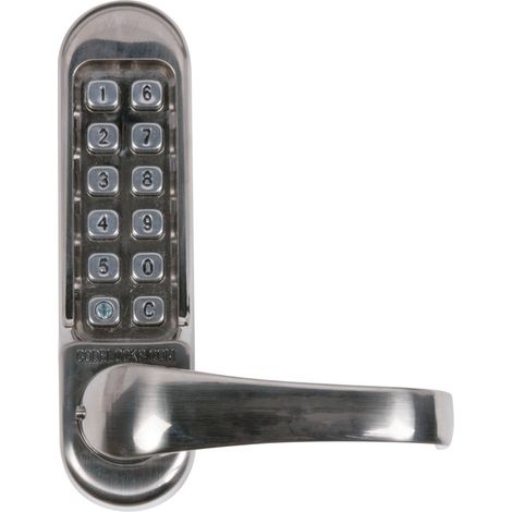 Serrure à code mécanique Codelocks avec libre passage série 500 acier inox PVD - NORMBAU (1/3)