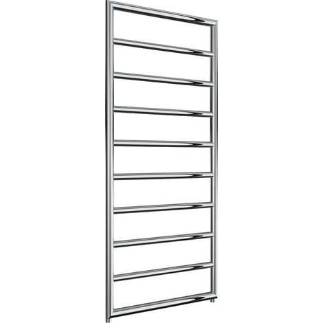 Reina Nardo Designer Heated Towel Rail 1200mm H x 550mm W Chrome (1/5)