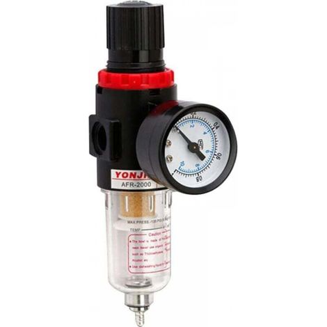 Filtre à air régulateur, séparateur d'eau de compresseur, séparateur d'huile d'eau de filtre, huile d'eau de filtre de compresseur, appliquer pour filtrer l'humidité, protéger les outils à air comprim (1/5)