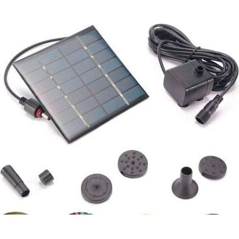 Gartenbrunnen „Garden Future“ mit Solarpumpe, benötigt keine Pflanzen, Batterien oder Stromanschluss, für Teiche, Pools und Gartendekoration, 11 cm (1/5)