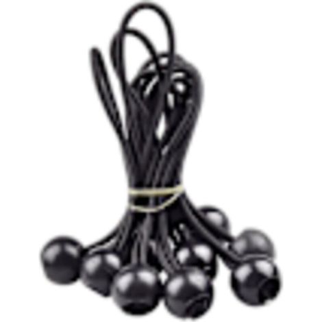 Cordes Élastiques À Enrouleur - 50 Pièces - Latex Et Fibre Oxford - Pour Bâche Trampoline Tente Camping - 100 cm × 8 mm