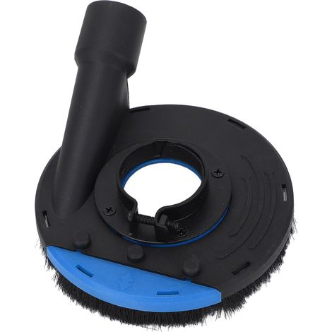 Capot anti-poussière Générique B-100L 100/115mm Bleu Noir pour Meuleuse d'Angle Polissage Pierre Béton sans Poussière (1/4)