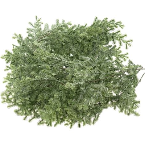 GASPER Weihnachtsgirlande Mini-Taxus Grün geeist 169 cm - Kunstpflanzen (1/3)