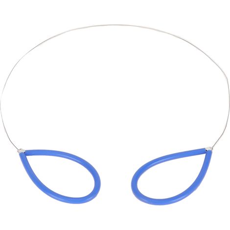 Lot de 4 coupe-argile en fil inox flexible et sûr, outils de découpe pour artistes céramistes, manche noir, bleu (1/5)
