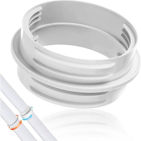 Tubo di scarico, raccordo rotondo per tubo di scarico di condizionatore d'aria mobile, diametro interno 130 mm / diametro esterno 150 mm, facile da sostituire e installare. (1/5)