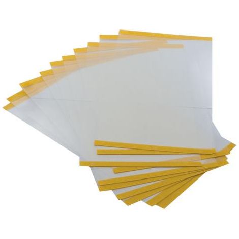 Trend Airshield Pro Clear Replacement Visor Overlays, Pack of 10, Keeps Your Airshield Pro Visor In Top Working Condition, AIR/P/3C