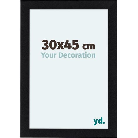 yd. - Cadre photo 30x45 - Noir Mat - MDF - Como (1/5)