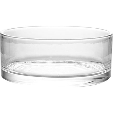 Vase en Verre Transparent Ronde 20x20x8 cm – Terrarium Hydroponique – pour Jardin Intérieur, Salon, Décoration Plante (1/5)