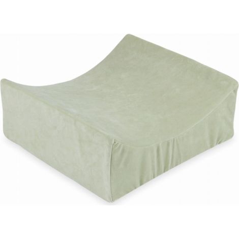 Cuna de juegos de espuma suave aterciopelada color menta claro (1/5)