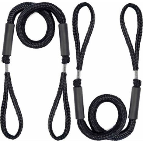 Cordage élastique de fixation – 2 pièces, 124 cm (extensible jusqu’à 170 cm) – pour kayak, jet-ski et bateau à moteur – résistant, sûr et facile à utiliser (1/5)