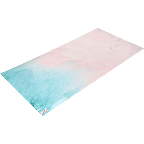 Décoration de fond pour aquarium, motif plage, papier peint autocollant 3D en PVC, 61 x 41 cm / 24 x 16,1 pouces (1/5)