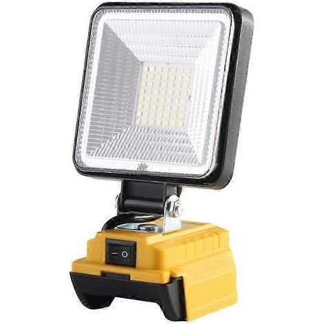 18V Li-Ion Cordless LED Flashlight with USB & Type-C Charging Port, 4 Inch for Dewalt Flood Lights (1/5)