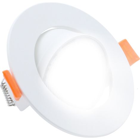 Faretto incasso orientabile bianco Ø9cm LED 7W CCT (1/5)
