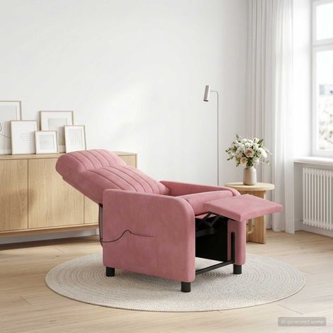 vidaXL Silla de masajes reclinable Rosa PWNEDBYLORD666YWH (1/5)