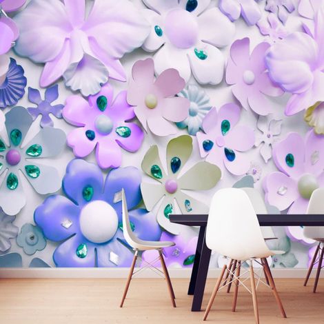 Papier Peint "Purple Sweetness" 280 x 400 cm (1/2)