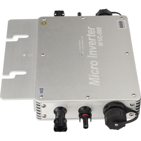600-W-Wechselrichter mit LCD-Bildschirm, netzgekoppelt, IP65-Schutzart, wasserdicht, für den Außenbereich, EU-Stecker, 230 V AC (1/5)