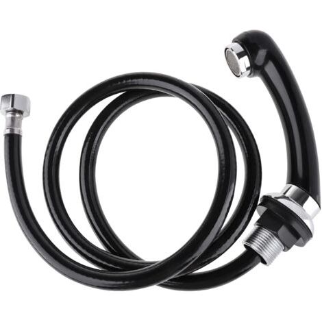 Shampooing lit douche barbier robinet buse galvanoplastie antidérapante (3 filets noirs) (1/5)