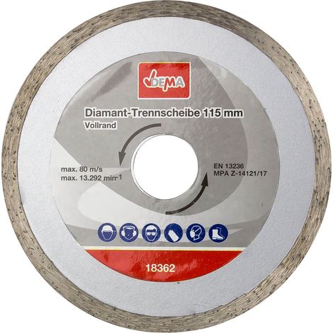 Diamant Trennscheibe Segmentrand Vollrand Turborand 115, 125, 180, 230 mm (1/3)