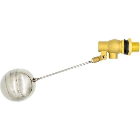 Robinet Flotteur Laiton Contrôle Niveau pour précis Robinet Flotteur(DN20) Acier inoxydable, laiton pour robuste, contrôle automatique, réservoirs eau, usage durable (1/5)