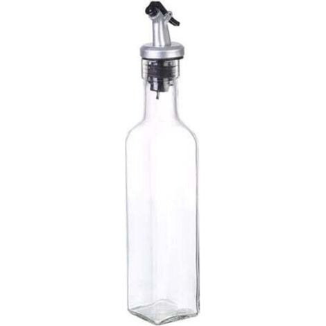 Bottiglia da 250 ml per olio d'oliva, con versatore per dosatore di olio d'oliva, aceto e altri liquidi - Set versatore per olio d'oliva 3 in 1