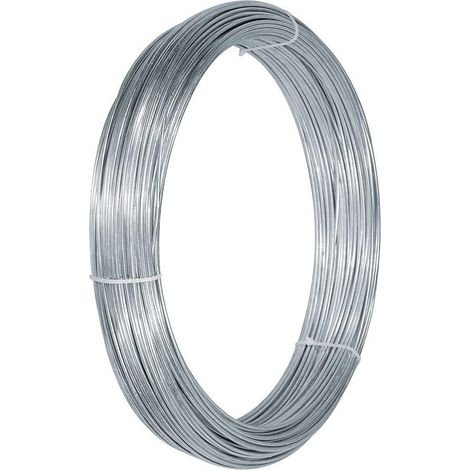 Filo in acciaio zincato per vigneti e recinzione metallica, rotolo da 25 kg -N.18 - Ø 3.4 mm (25 kg)