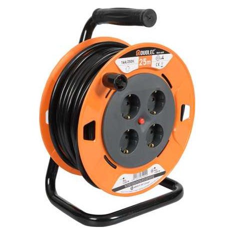 Enrollacable Profesional 25 m Máx. 3000 W DUOLEC