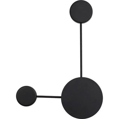 Applique murale noire disques LED 7W 4000K Rabalux Amadeo