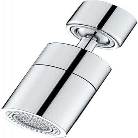 Rallonge De Robinet Cuisine Anti Éclaboussures Avec Aérateur Rotatif Filtre Eau Deux Modes Argent (1/4)