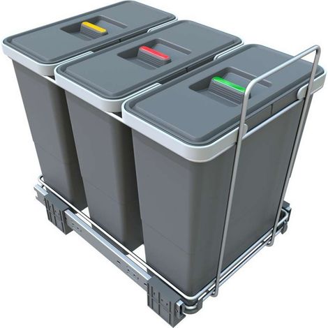 Elletipi Ecofil - Eingebauter Abfallbehälter, geteilt, 36 l PF01 34B4