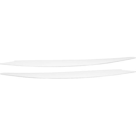 Couvercles de phares à sourcils blancs pour Volkswagen Golf 7 GTI (2013–2018), paire complète en ABS haute résistance (1/5)
