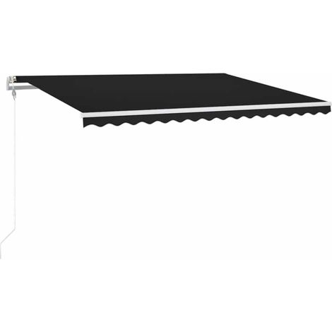 Maison Exclusive - Tenda Automatica con Sensore Vento e LED 400x300 cm Antracite (1/5)
