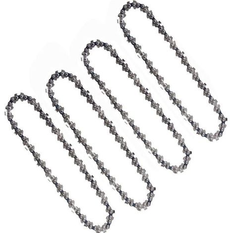 4 Pièces Chaînes De Tronçonneuse 6 Pouces 1/4 Pouces Compatibles Mini Tronçonneuses électriques Sans Fil 6 Pouces (1/5)