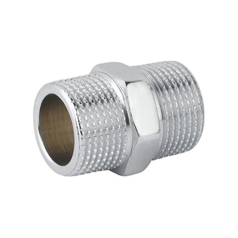 Nipples doppio prolungato mm ottone cromo 3/4CAVAL