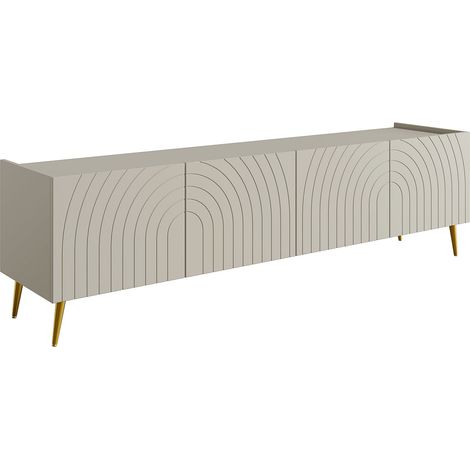 Meuble TV avec 4 portes - Beige - NORSIM de Pascal Morabito (1/3)